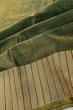 Handloom Cotton Tissue Plain Green Saree With Jamdani Pallu