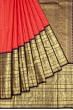 Kanchipuram Silk Brocade Red Saree