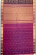 Gadwal Silk Checks And Butta Violet Saree