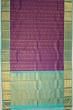 Kanchipuram Silk Brocade Violet Saree