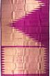 Kanchipuram Silk Big Temples Purple Saree