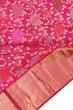 Kanchipuram Silk Brocade Pink Saree