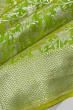 Banarasi Silk Shikargah Jaal Green Saree