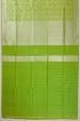 Banarasi Silk Shikargah Jaal Green Saree