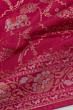 Banarasi Silk Brocade Pink Saree