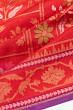 Banarasi Silk Brocade Raktambari Red Saree