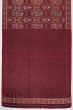 Banarasi Silk Brocade Maroon Saree