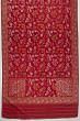 Banarasi Silk Brocade Raktambari Red Saree