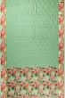 Chiniya Silk Jacquard And Butta Pista Green Saree