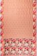 Chiniya Silk Jacquard And Butta Peach Saree