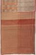 Chanderi Cotton Tissue Half And Half Brown And Grey Saree