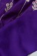 Chanderi Silk Jaal Violet Saree