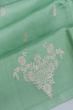 Banarasi Katan Silk Butta Pastel Green Saree