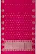 Banarasi Katan Silk Butta Rani Pink Saree