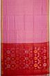 Uppada Silk Butta Pink Saree With Jamdani Pallu