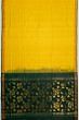 Uppada Silk Butta Yellow Saree With Jamdani Pallu