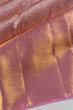 Kanchipuram Silk Tissue Brocade Lavender Saree