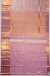 Kanchipuram Silk Tissue Brocade Lavender Saree