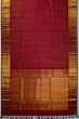 Kanchipuram Silk Brocade Maroon Saree