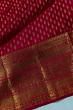 Kanchipuram Silk Brocade Maroon Saree