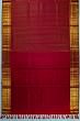 Kanchipuram Silk Brocade Maroon Saree