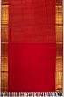 Kanchipuram Silk Brocade Red Saree