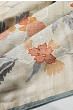 Bhagalpuri Tussar All Over Floral Embroidery Beige Saree