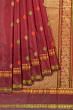 Kanchipuram Silk Butta Maroon Saree