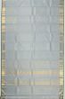 Kanchipuram Silk Horizontal Lines Grey Saree