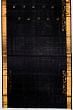 Uppada Silk Butta Jamdani Black Saree