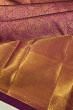 Kanchipuram Silk Brocade Purple Saree