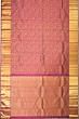 Kanchipuram Silk Brocade Purple Saree