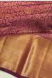 Kanchipuram Silk Brocade Purple Saree