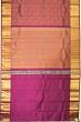 Kanchipuram Silk Brocade Purple Saree