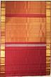 Kanchipuram Silk Brocade Maroon Saree