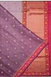 Banarasi Kora Organza Butta Violet Saree