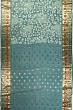 Kota Soft Silk Floral Printed Teal Green Saree