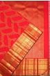 Kanchipuram Silk Jaal Red Saree