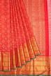 Kanchipuram Silk Brocade Red Saree