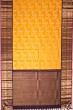 Kanchipuram Silk Jaal Yellow Saree