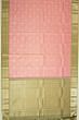 Kanchipuram Silk Brocade Pink Saree