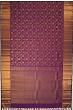 Kanchipuram Silk Jaal Purple Saree