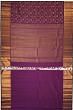 Kanchipuram Silk Jaal Purple Saree