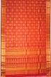 Kanchipuram Silk Brocade Red Saree