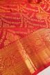 Kanchipuram Silk Brocade Red Saree