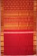 Kanchipuram Silk Brocade Red Saree