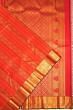 Kanchipuram Silk Jacquard And Brocade Red Saree