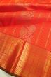 Kanchipuram Silk Jacquard And Brocade Red Saree