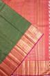 Kanchipuram Silk Brocade Green Saree