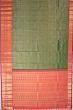 Kanchipuram Silk Brocade Green Saree